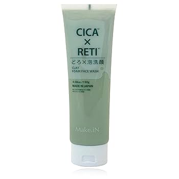 Amazon | Make.iN CICA × RETI どろ × 泡洗顔 130g | シカ